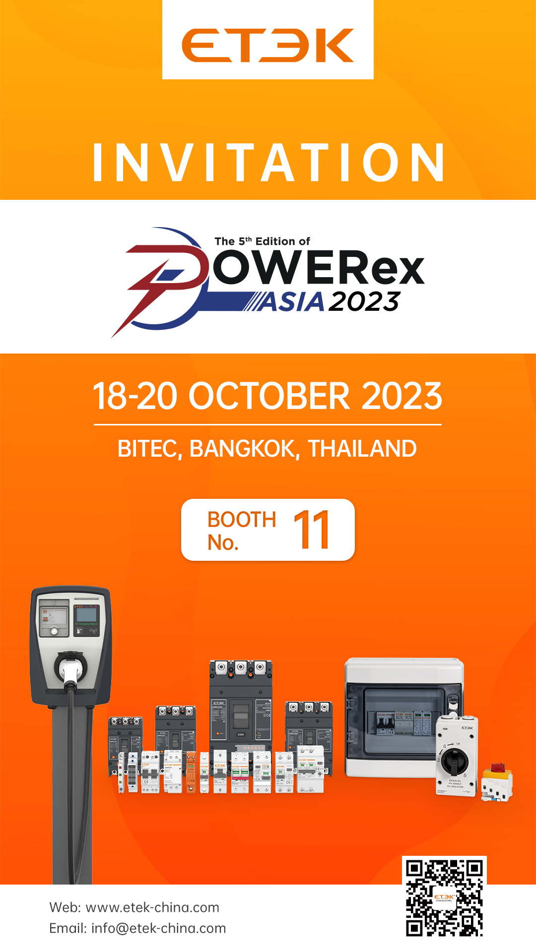 ETEK at Tailand the PoweRex  Asia  2023